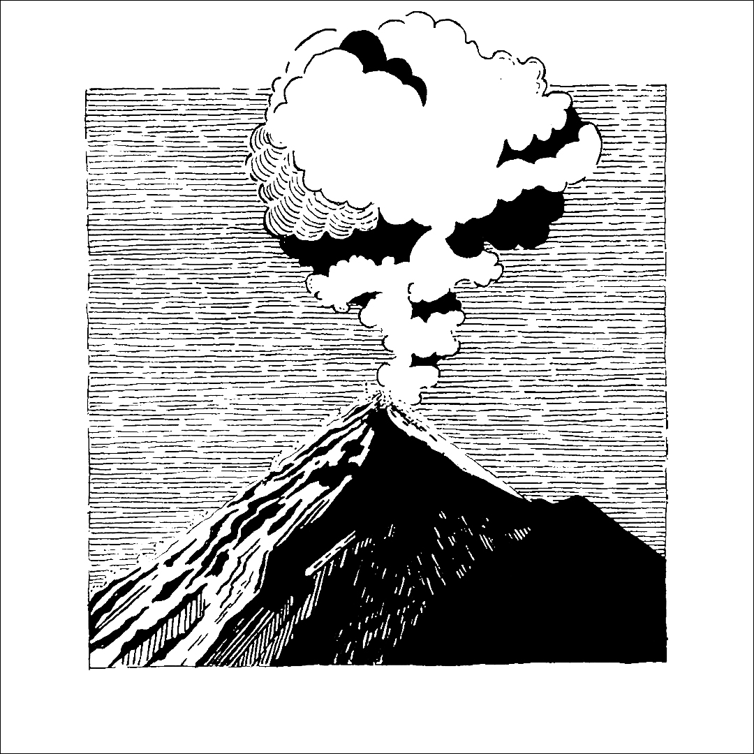 placefulness - kasia wilczopolska - inktober - erupcja fuego